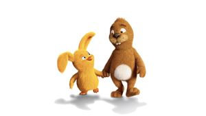 Rabbit Without Ears and Two-Eared Chick's poster