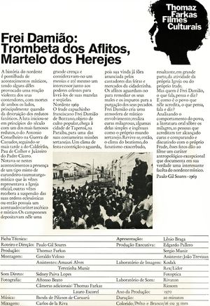 Frei Damião: Trombeta dos Aflitos, Martelo dos Herejes's poster