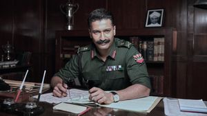 Sam Bahadur's poster