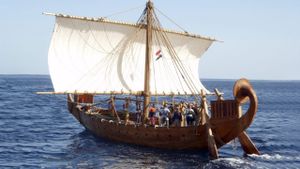 When the Egyptians Sailed on the Red Sea's poster