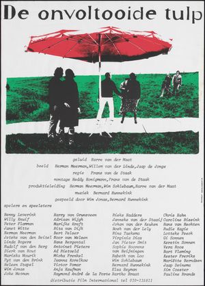 De Onvoltooide Tulp's poster