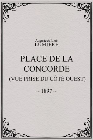 Place de la Concorde (vue prise du côté ouest)'s poster