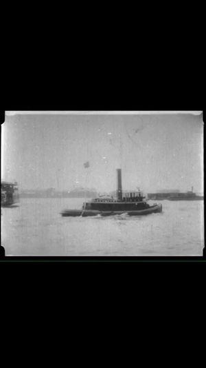 Boats in the New York Harbor's poster