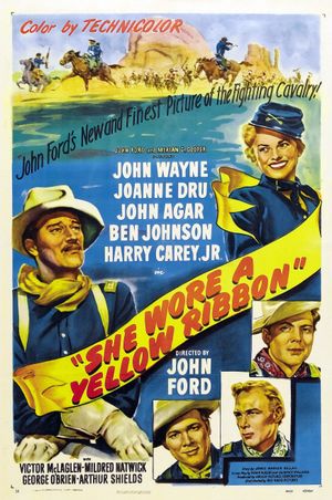She Wore a Yellow Ribbon's poster