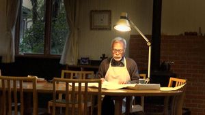 Hayao Miyazaki and the Heron's poster