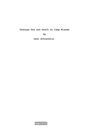 Teenage Sex and Death at Camp Miasma's poster