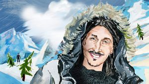 Zlatan in the Slopes's poster