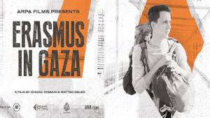 Erasmus in Gaza's poster