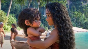 Moana 2's poster