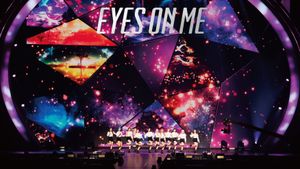 IZ*ONE - 1ST CONCERT IN JAPAN [EYES ON ME]'s poster