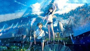 Weathering with You's poster