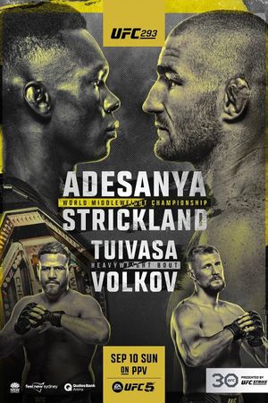 UFC 293's poster image