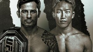 UFC 310: Muhammad vs. Rakhmonov's poster