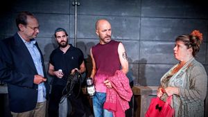 A horse walks into a bar's poster