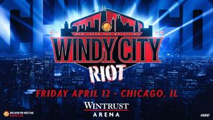 NJPW Windy City Riot's poster