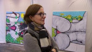 The Artist's Studio: Carroll Dunham's poster