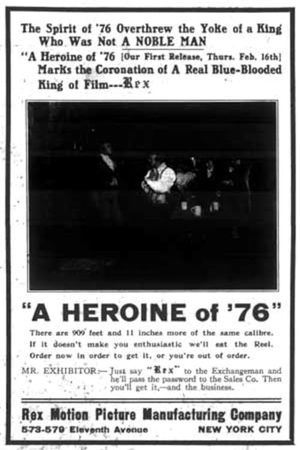 A Heroine of '76's poster