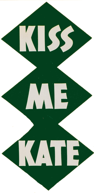 Kiss Me Kate's poster