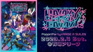 BanG Dream! 11th☆LIVE DAY1 : Poppin'Party×RAISE A SUILEN「GALAXY to GALAXY」's poster