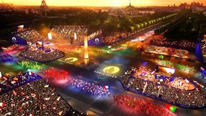 Paris 2024 Paralympic Opening Ceremony's poster