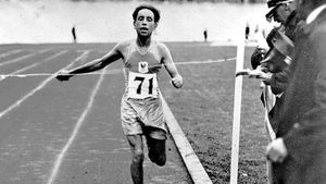 El Ouafi Boughera, The marathon runner of history's poster