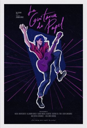 The paper guitar's poster