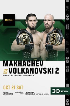 UFC 294's poster