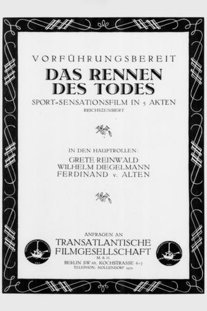 Das Rennen des Todes's poster
