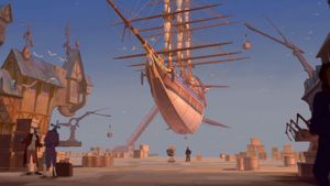 Treasure Planet's poster