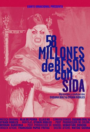 58 million kisses with AIDS's poster