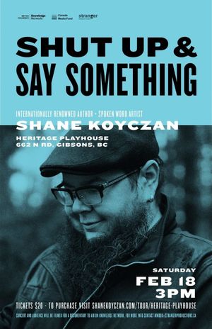 Shut Up and Say Something's poster