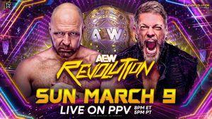 AEW Revolution's poster