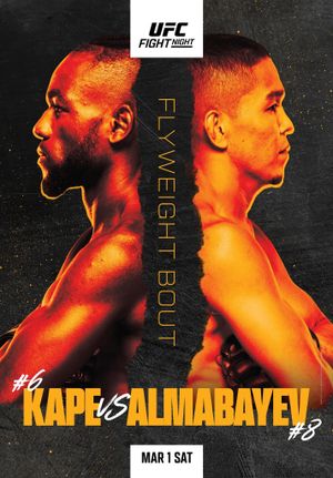UFC Fight Night 253: Kape vs. Almabayev's poster