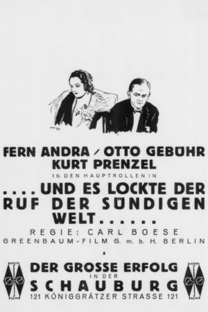 ...und es lockt ein Ruf aus sündiger Welt's poster