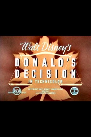 Donald's Decision's poster