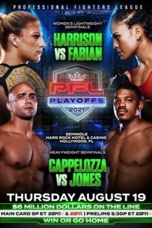 PFL Playoffs 2021 - PFL 8: Harrison vs Fabian's poster