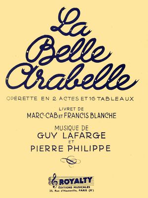 La Belle Arabelle's poster
