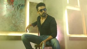 Anjaan's poster