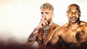 Jake Paul vs. Mike Tyson's poster