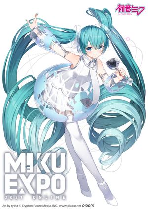 Hatsune Miku: Miku Expo 2021 Online's poster