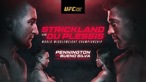 UFC 297: Strickland vs. du Plessis's poster