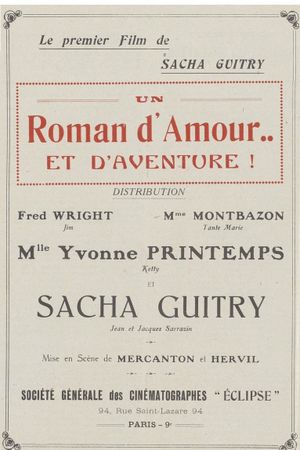 Un roman d'amour et d'aventures's poster