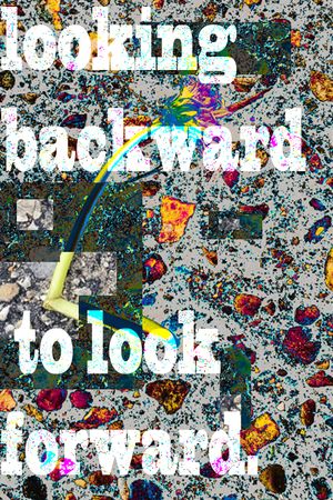 looking backward to look forward's poster