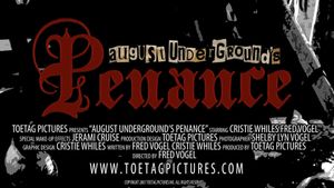 August Underground's Penance's poster