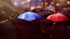The Blue Umbrella's poster