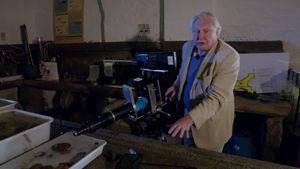 The Making Of David Attenborough's Light On Earth's poster