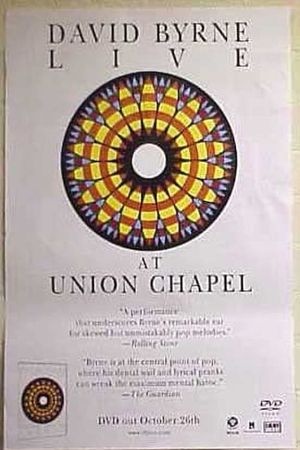 David Byrne: Live At Union Chapel's poster