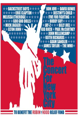 The Concert for New York City's poster