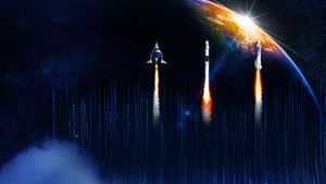 Space Titans: Musk, Bezos, Branson's poster