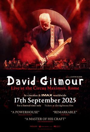 David Gilmour Live at the Circus Maximus, Rome's poster